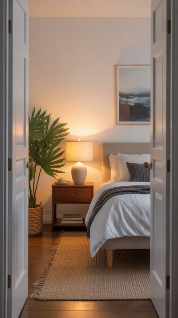 When you walk into your room, there’s no rush, no clutter. It’s instantly clear what the space is for: rest. You can’t help but feel lighter the moment you close the door behind you.